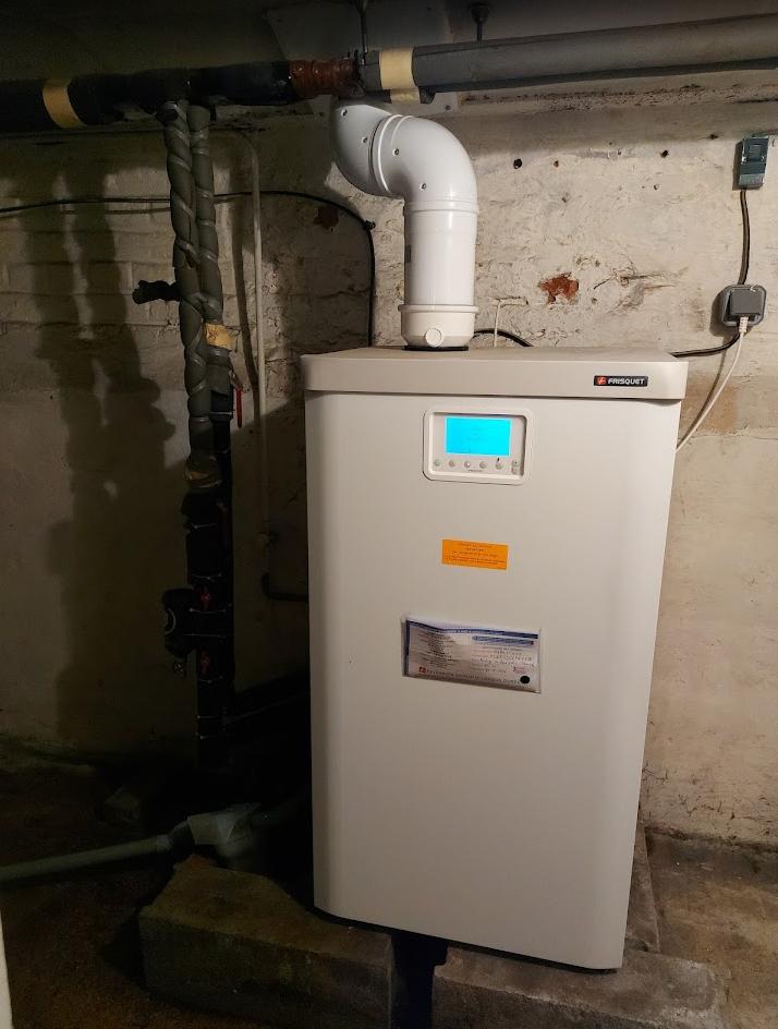 Pose d’une chaudière gaz Frisquet à condensation à Valenciennes