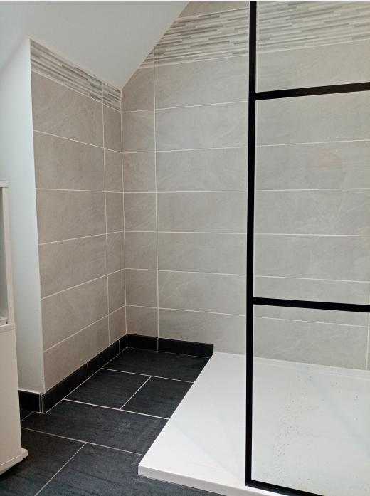 Rénovation complète d’une salle de bain à Somain